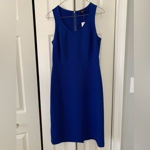 NWT Ann Taylor Sleeveless Royal Blue Dress, Size 4